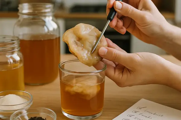 Guia Prático para Corrigir Scoby Irregular no Chá de Manchurian
