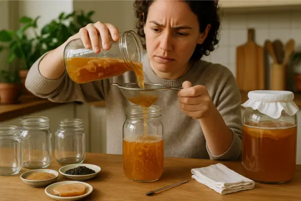 Como Tratar Chá de Scoby com Textura Estranha em Casa: Dicas Práticas