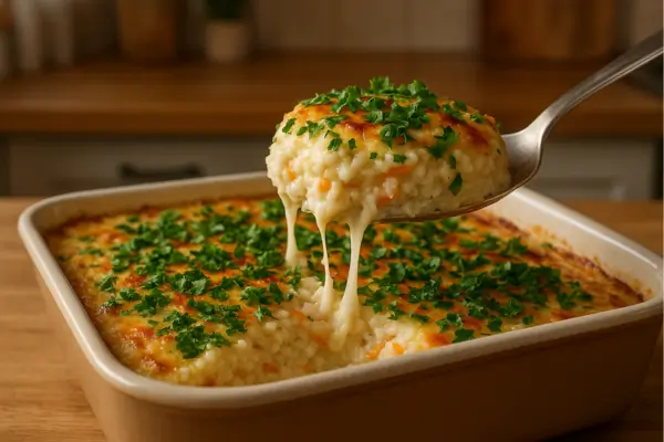 Arroz de forno Cremoso