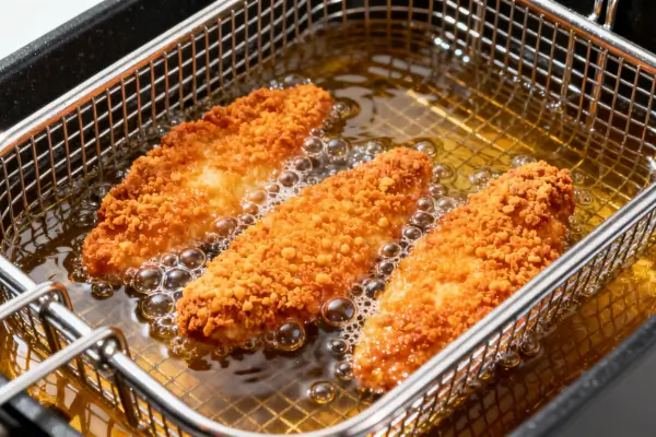 Filezinho de Frango Empanado com Tempero de Ervas e Queijo