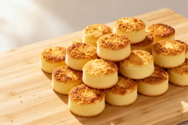 Nuvem de Leite com Coco e Calda Cítrica