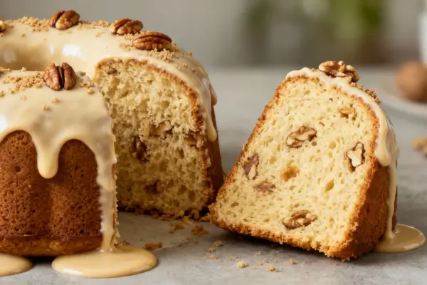 Bolo Amanteigado de Nozes com Canela 