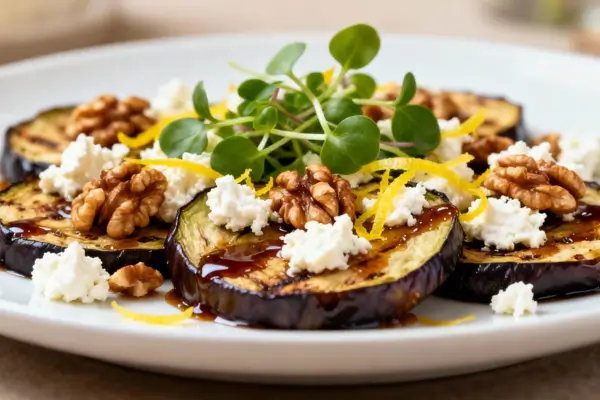 Berinjela Assada com Recheio