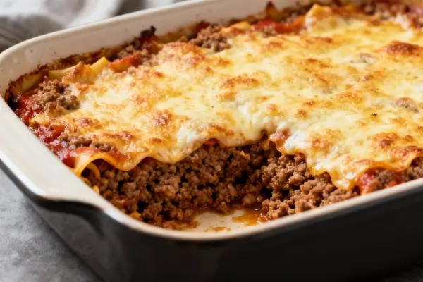 Parmegiana de Carne Moída Cremosa