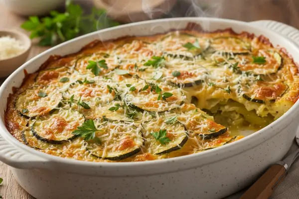 Abobrinha de Forno com Toque de Chef