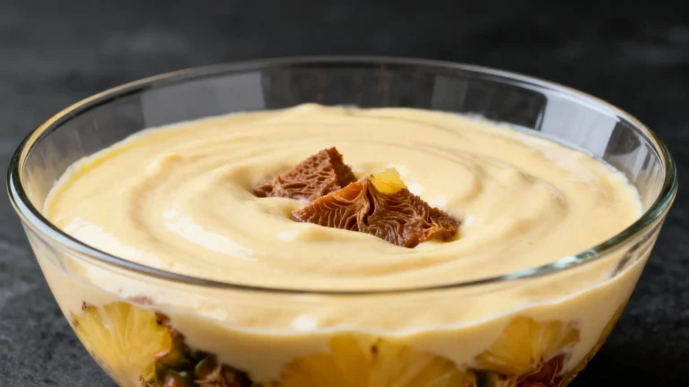 Juntei Abacaxi com Creme de Leite e criei essa Mousse que derrete na Boca