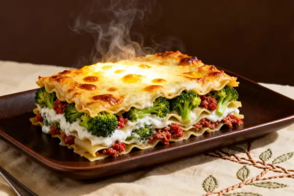 Lasanha de brócolis Cremosa que Ficou Pronta Rapidinho e Surpreendeu Todo Mundo aqui em Casa