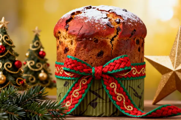 Misturei leite morno, farinha e um segredinho e saiu um panetone fofinho que some da mesa!